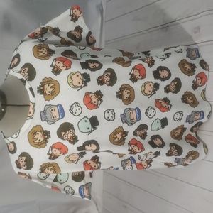 Harry Potter character T, white, size